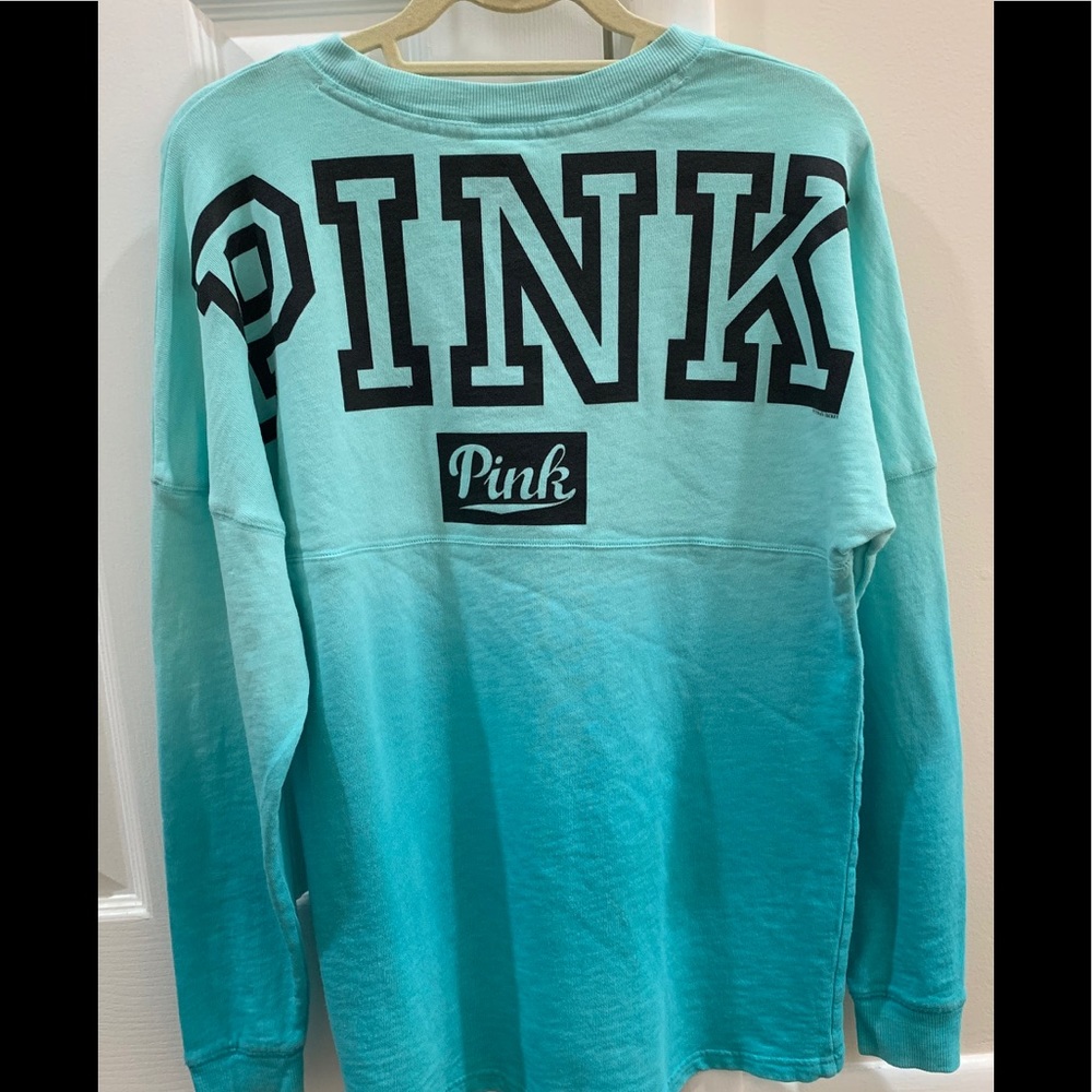 VS Pink: Blue Ombré Sweatshirt